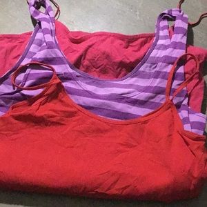 Various camisoles and various brands